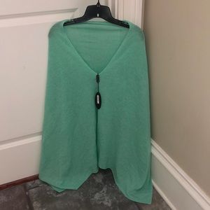 NWT Claudia Nichole cashmere dress topper poncho